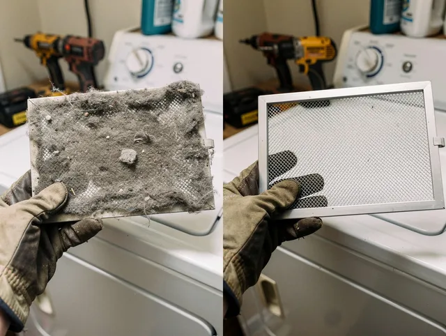 Professional lint trap cleaning by Southborough Dryer Vent Cleaning in Southborough