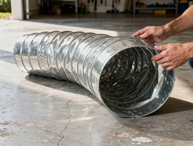 Southborough Dryer Vent Cleaning specialist using advanced equipment for thorough duct cleaning in Southborough