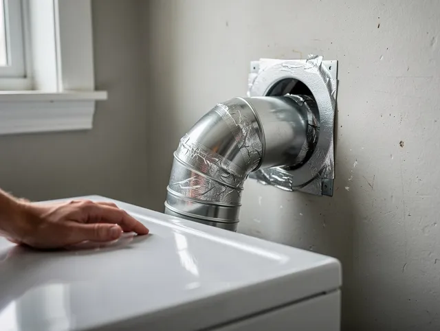 Southborough Dryer Vent Cleaning expert performing professional dryer vent repair and installation in Southborough