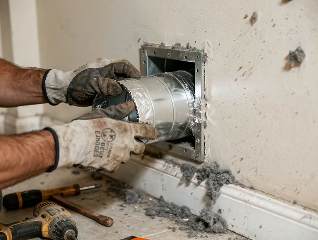 Professional dryer vent repair and installation by Southborough Dryer Vent Cleaning in Southborough